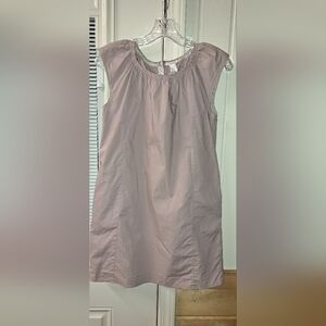 Girls Crewcuts (J. Crew) Dress 100% Cotton Pockets Pink Rose Exposed Zip Back 10